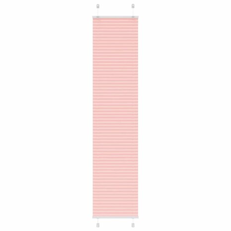 Plissé rolgordijn 45x200 cm stofbreedte 44,4 cm polyester roze 1