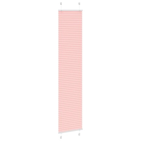 Plissé rolgordijn 45x200 cm stofbreedte 44,4 cm polyester roze 3