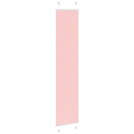 Plissé rolgordijn 45x200 cm stofbreedte 44,4 cm polyester roze 4