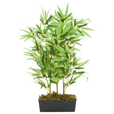 Kunstplant bamboe 500 bladeren 80 cm groen 2