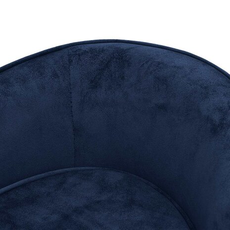 Hondenbank 69x49x40 cm pluche blauw 7