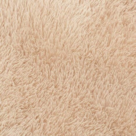 Hoogpolig vloerkleed NAVARRA 120x120 cm polyester beige 9