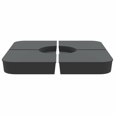 4-delige Set parasolvoeten voor kruisvoet parasol 100 kg PP 3