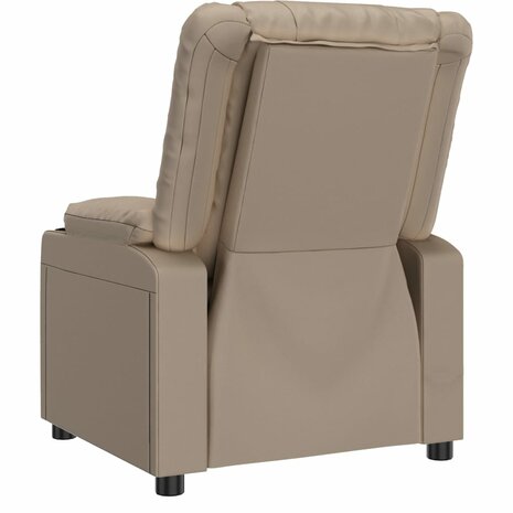 Massagestoel elektrisch kunstleer cappuccinokleurig 6