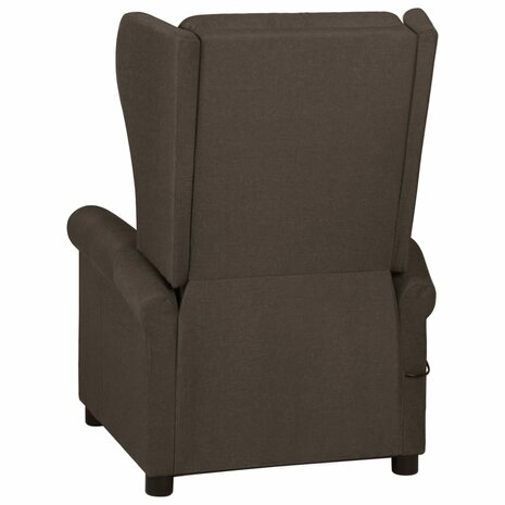 Massagestoel stof donkerbruin 5