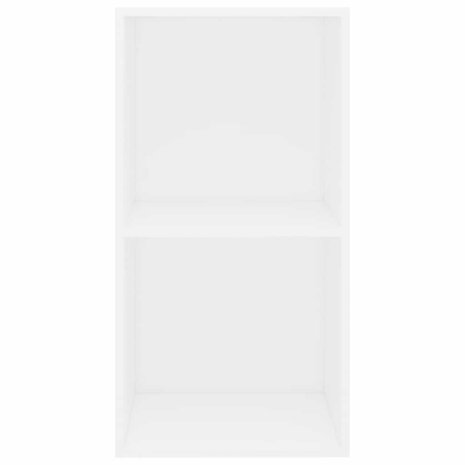 Boekenkast 40x30x76,5 cm bewerkt hout wit 4