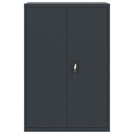 Archiefkast 90x40x180 cm staal antracietkleurig 8