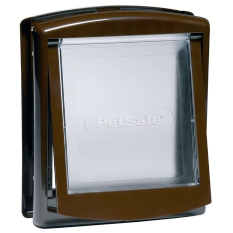 PetSafe Huisdierenluik  2 richtingen 730 small 17,8 x 15,2 cm bruin 5018 1
