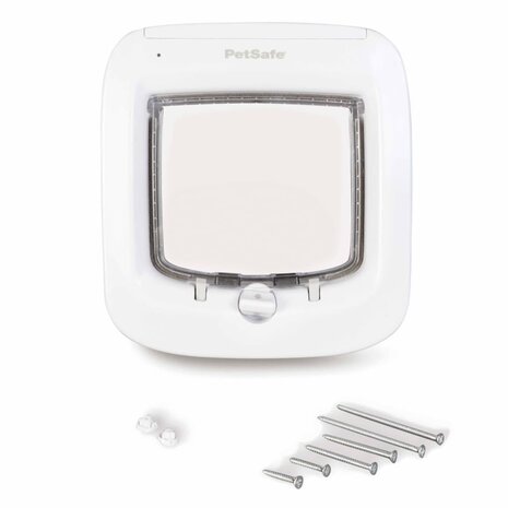 PetSafe Microchip kattenluik wit PPA19-16145 1