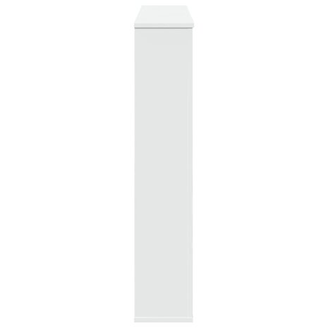 Haardombouw 100x20x100 cm bewerkt hout wit 5
