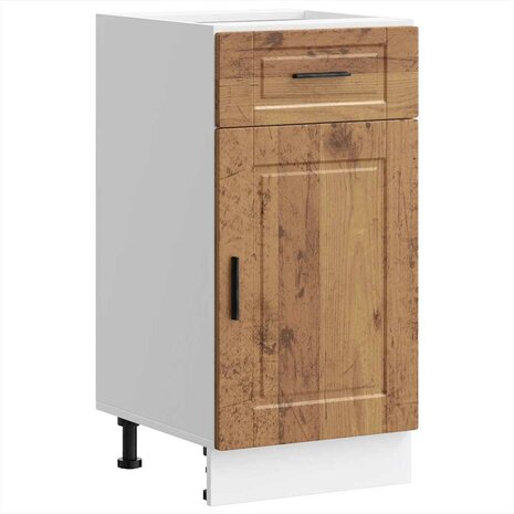 Keuken onderkast "Porto" bewerkt hout oud houtkleurig 2