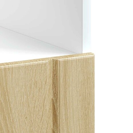 Ovenkast Lucca bewerkt hout sonoma eikenkleurig 8