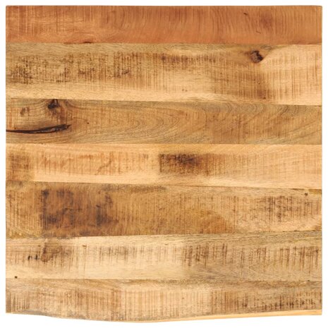 Tafelblad met natuurlijke rand 40x40x3,8 cm massief mangohout 1