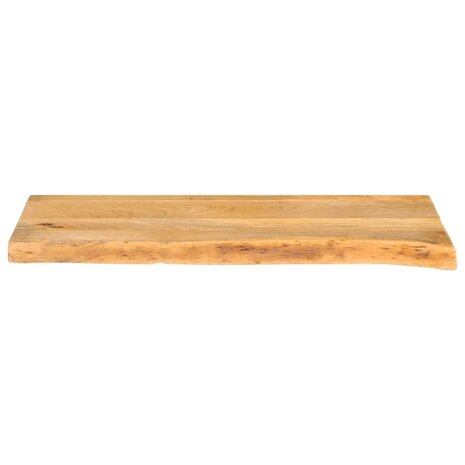 Tafelblad met natuurlijke rand 70x20x2,5 cm massief mangohout 3