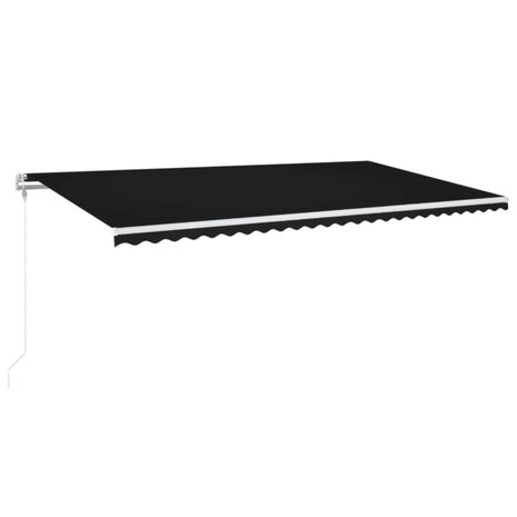 Luifel automatisch uittrekbaar 600x350 cm antracietkleurig 2