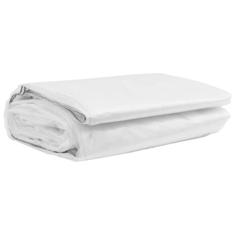 Doorzichtig zeildoek met zeilringen 1x10 m polyethyleen 4