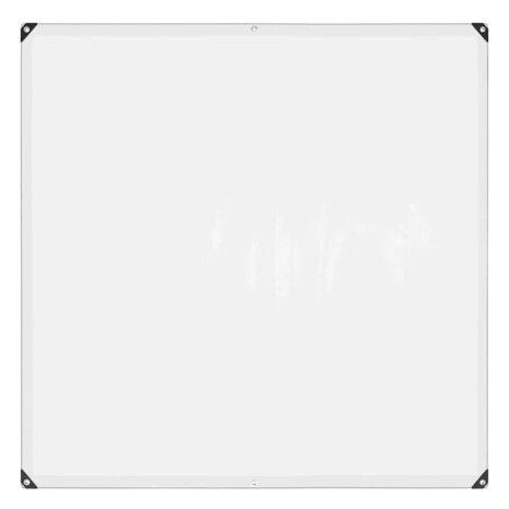 Doorzichtig zeildoek met zeilringen 2x2 m polyethyleen 2