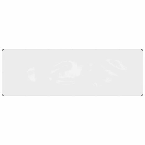 Doorzichtig zeildoek met zeilringen 1x3 m PVC 2