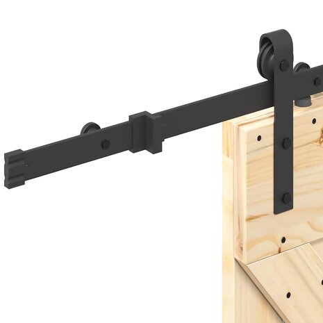 Schuifdeur met beslag 70x210 cm massief grenenhout 5