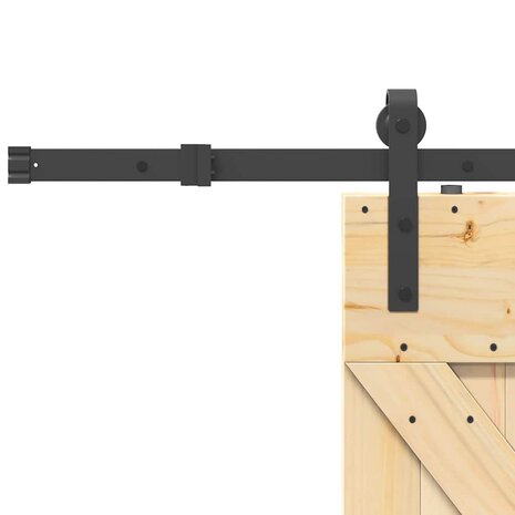 Schuifdeur met beslag 70x210 cm massief grenenhout 6