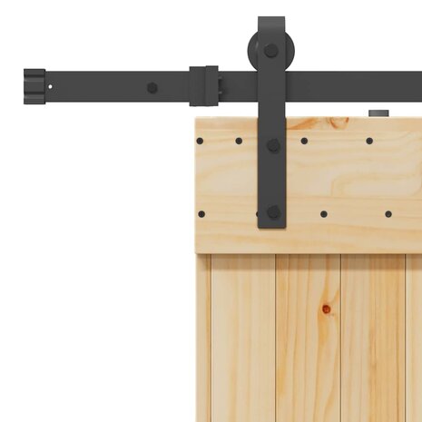 Schuifdeur met beslag 70x210 cm massief grenenhout 6