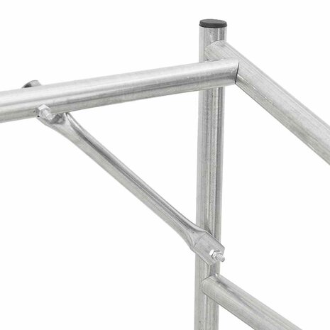 Haardhoutrek met regenhoes 100x60x200 cm gegalvaniseerd staal 9