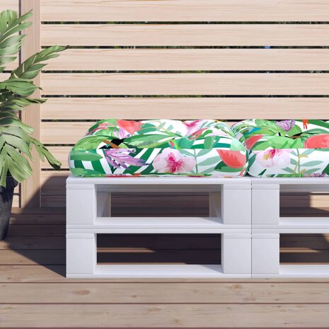 Palletkussen 60x61,5x10 cm oxford stof meerkleurig 1