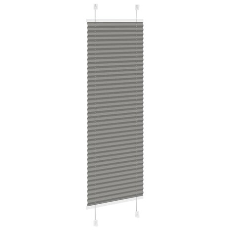 Plissé rolgordijn 50x100 cm stofbreedte 49,4 cm antraciet 4