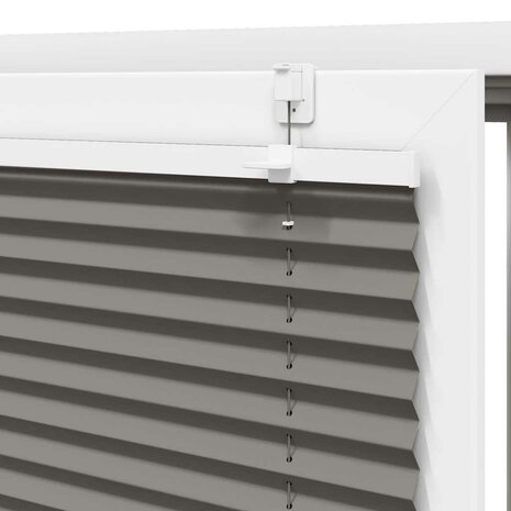 Plissé rolgordijn 40x150 cm stofbreedte 39,4 cm antraciet 9
