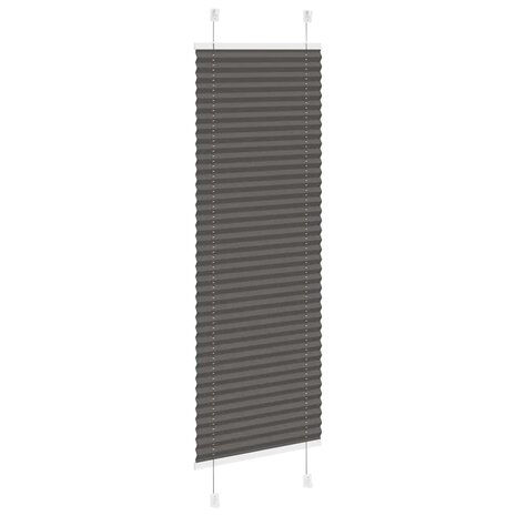 Plissé rolgordijn 40x100 cm stofbreedte 39,4 cm polyester zwart 4