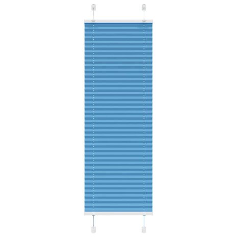 Plissé rolgordijn 40x150 cm stofbreedte 39,4 cm polyester blauw 1