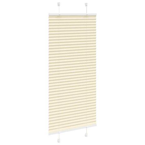Plissé rolgordijn 55x150 cm stofbreedte 54,4 cm polyester crème 3