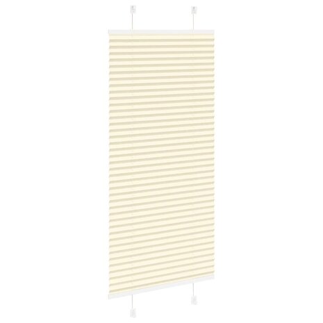 Plissé rolgordijn 55x150 cm stofbreedte 54,4 cm polyester crème 4