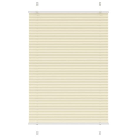 Plissé rolgordijn 95x150 cm stofbreedte 94,4 cm polyester crème 1