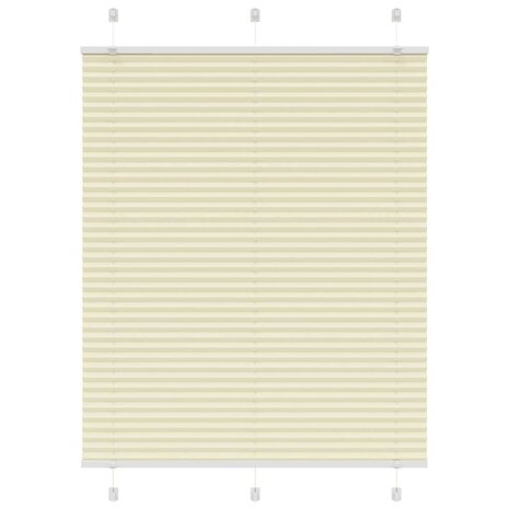 Plissé rolgordijn 105x150cm stofbreedte 104,4cm polyester crème 1