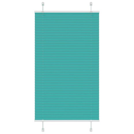 Plissé rolgordijn 70x150 cm stofbreedte 69,4 cm petrol groen 1