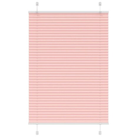 Plissé rolgordijn 95x150 cm stofbreedte 94,4 cm polyester roze 1