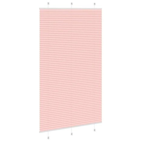 Plissé rolgordijn 115x200cm stofbreedte 114,4cm polyester roze 4