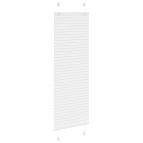 Plissé rolgordijn 40x100 cm stofbreedte 39,4 cm polyester wit 3