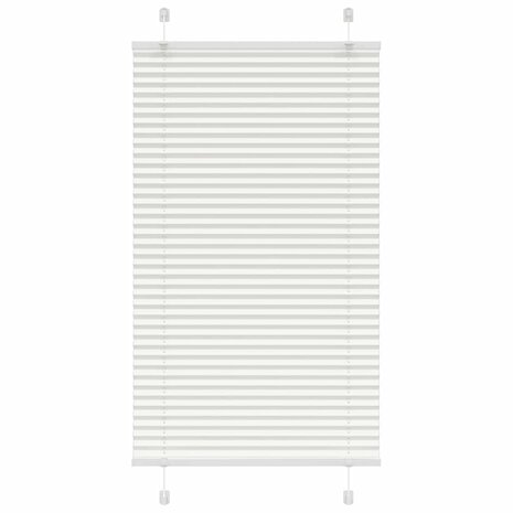 Plissé rolgordijn 70x100 cm stofbreedte 69,4 cm polyester wit 1
