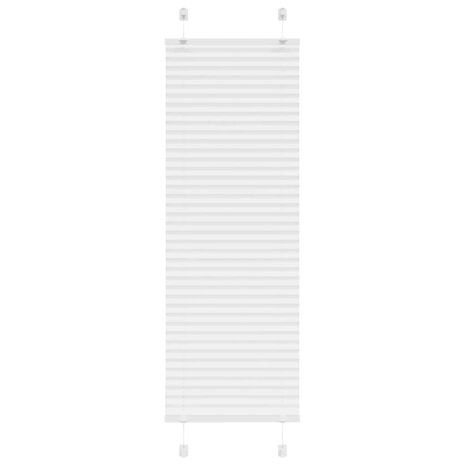 Pliss&eacute; rolgordijn 45x150 cm stofbreedte 44,4 cm polyester wit 1