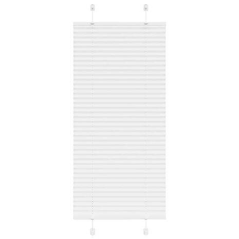 Plissé rolgordijn 60x150 cm stofbreedte 59,4 cm polyester wit 1