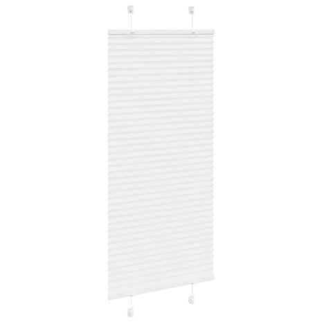 Plissé rolgordijn 60x150 cm stofbreedte 59,4 cm polyester wit 3