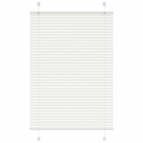 Plissé rolgordijn 95x150 cm stofbreedte 94,4 cm polyester wit 1