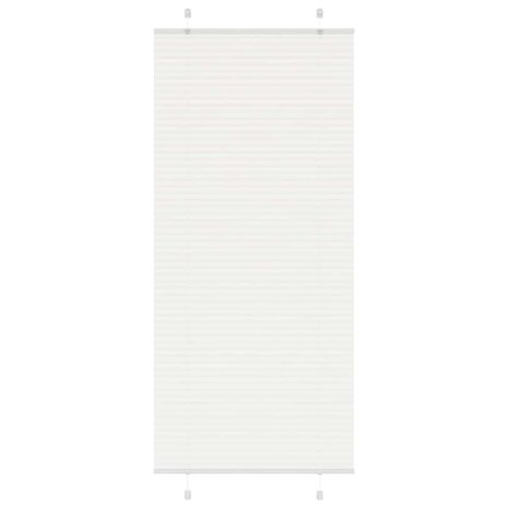 Plissé rolgordijn 95x200 cm stofbreedte 94,4 cm polyester wit 1