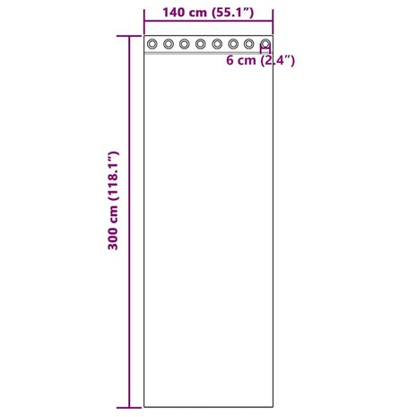 Gordijnen Voile met doorvoertules 2 st 140x300 cm crème 8