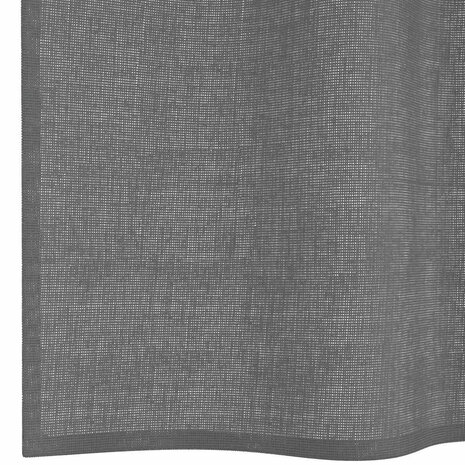 Gordijnen voile met doorvoertules 2 st 140x245 cm donkergrijs 6