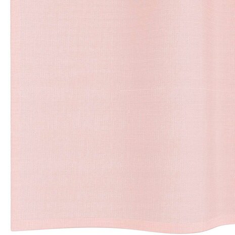Gordijnen voile met doorvoertules 2 st 140x225 cm lichtroze 6