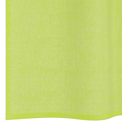 Gordijnen voile met lipje Top 2 st Appelgroen 6