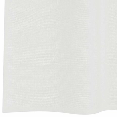 Voile gordijnen met lussen 2 st 140x225 cm wit 6